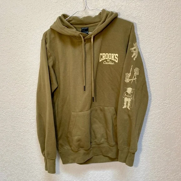 Crooks Castles Shirts Crooks Castles Death Row Hoodie Mens S